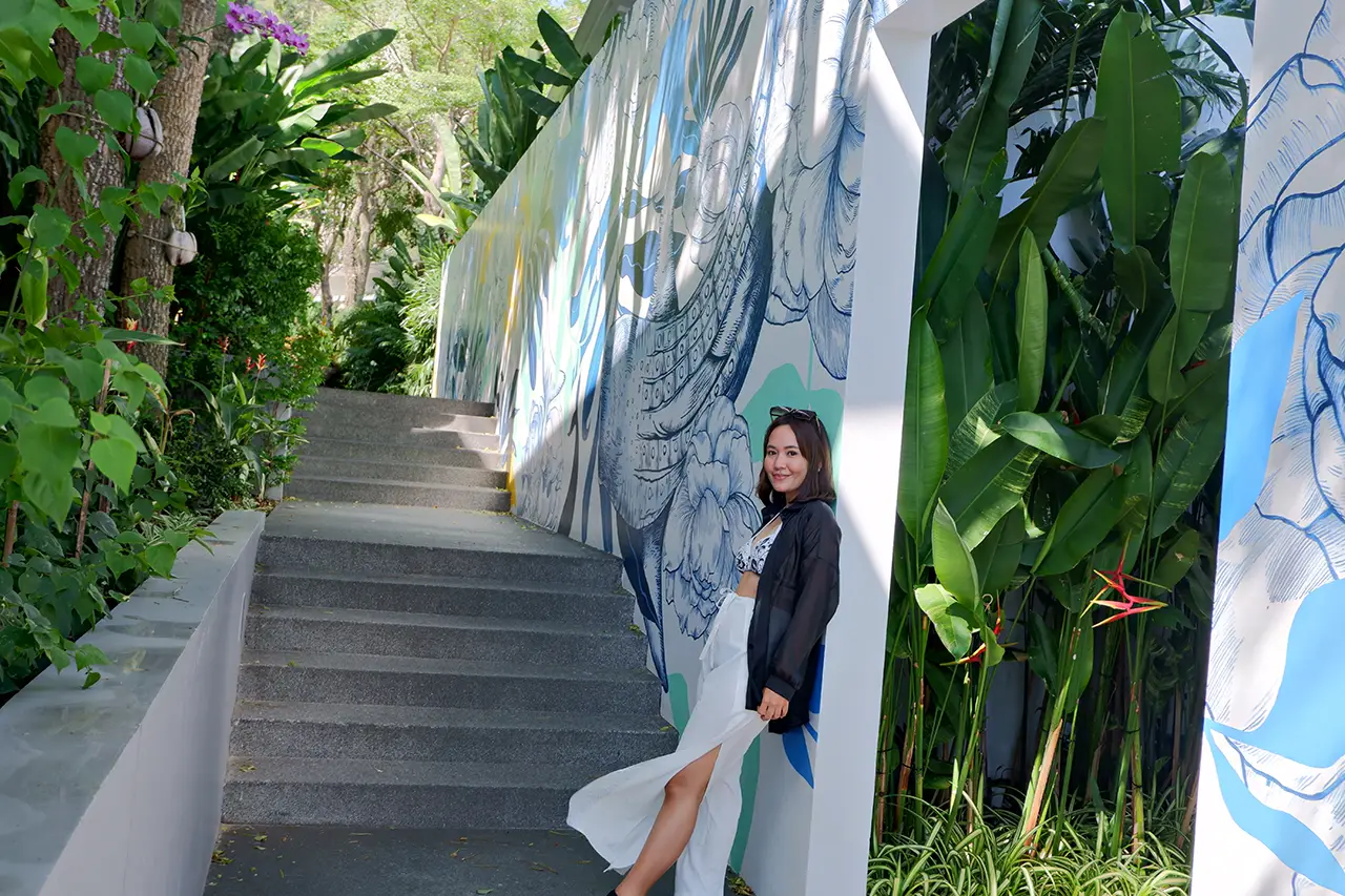 The Enigmatic Walls Of Art At Explorar Koh Phangan: A Canvas Of Local Essence.